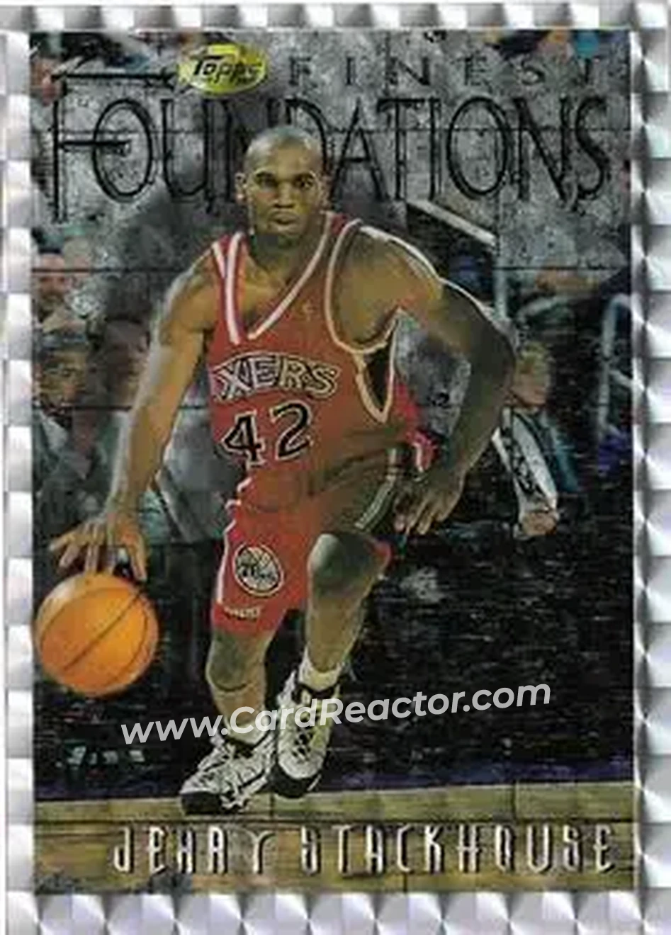1996-97 Finest - Refractors #265 - Jerry Stackhouse - Philadelphia 76ers