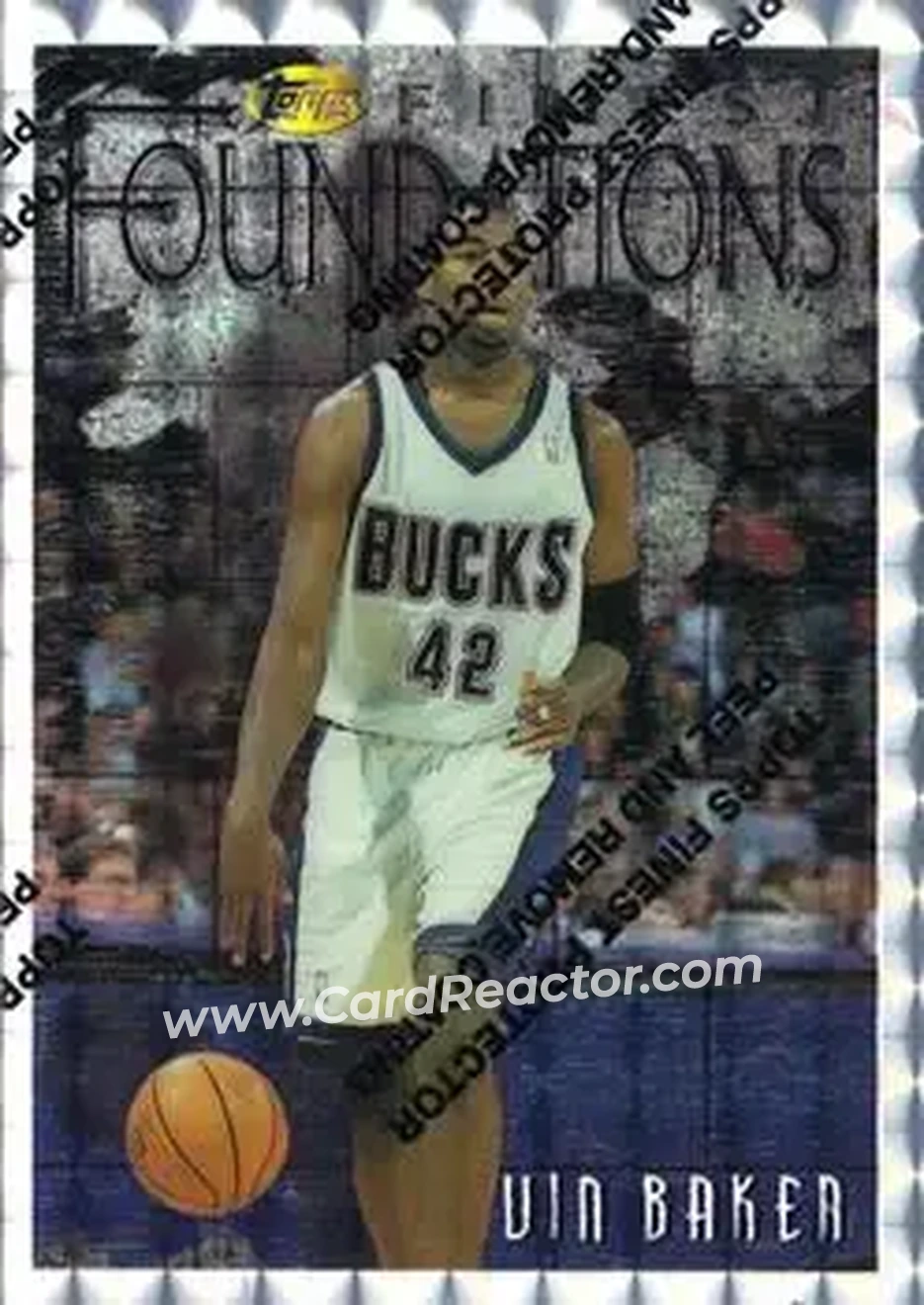 Front of Vin Baker