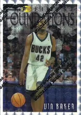 1996-97 Finest #268 Refractors Vin Baker