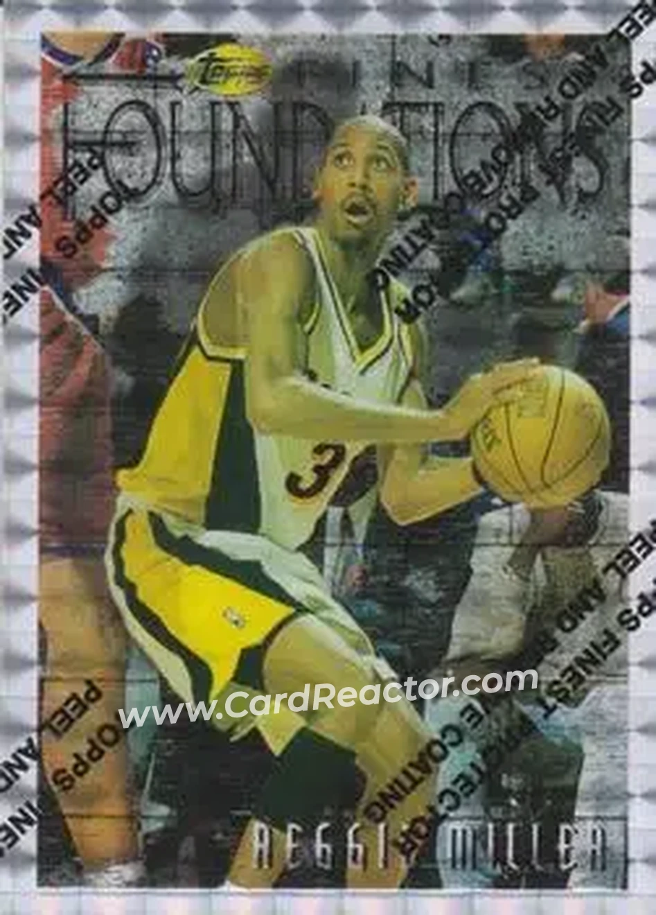 Front of Reggie Miller