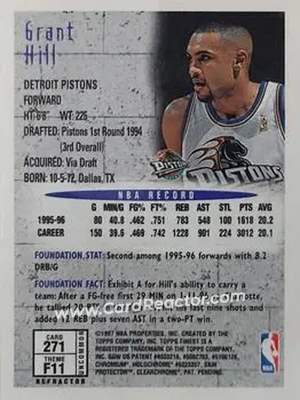 Back of Grant Hill