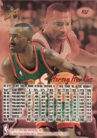 Hersey Hawkins back
