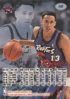 Back of Doug Christie
