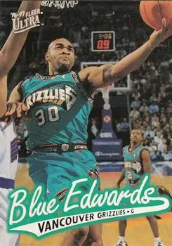 1996-97 Ultra #118 Blue Edwards