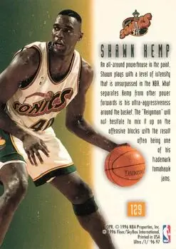 Back of Shawn Kemp