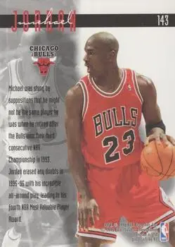 Back of Michael Jordan
