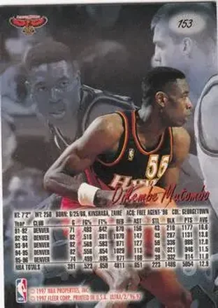 Dikembe Mutombo back