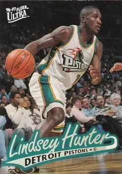 1996-97 Ultra #180 Lindsey Hunter