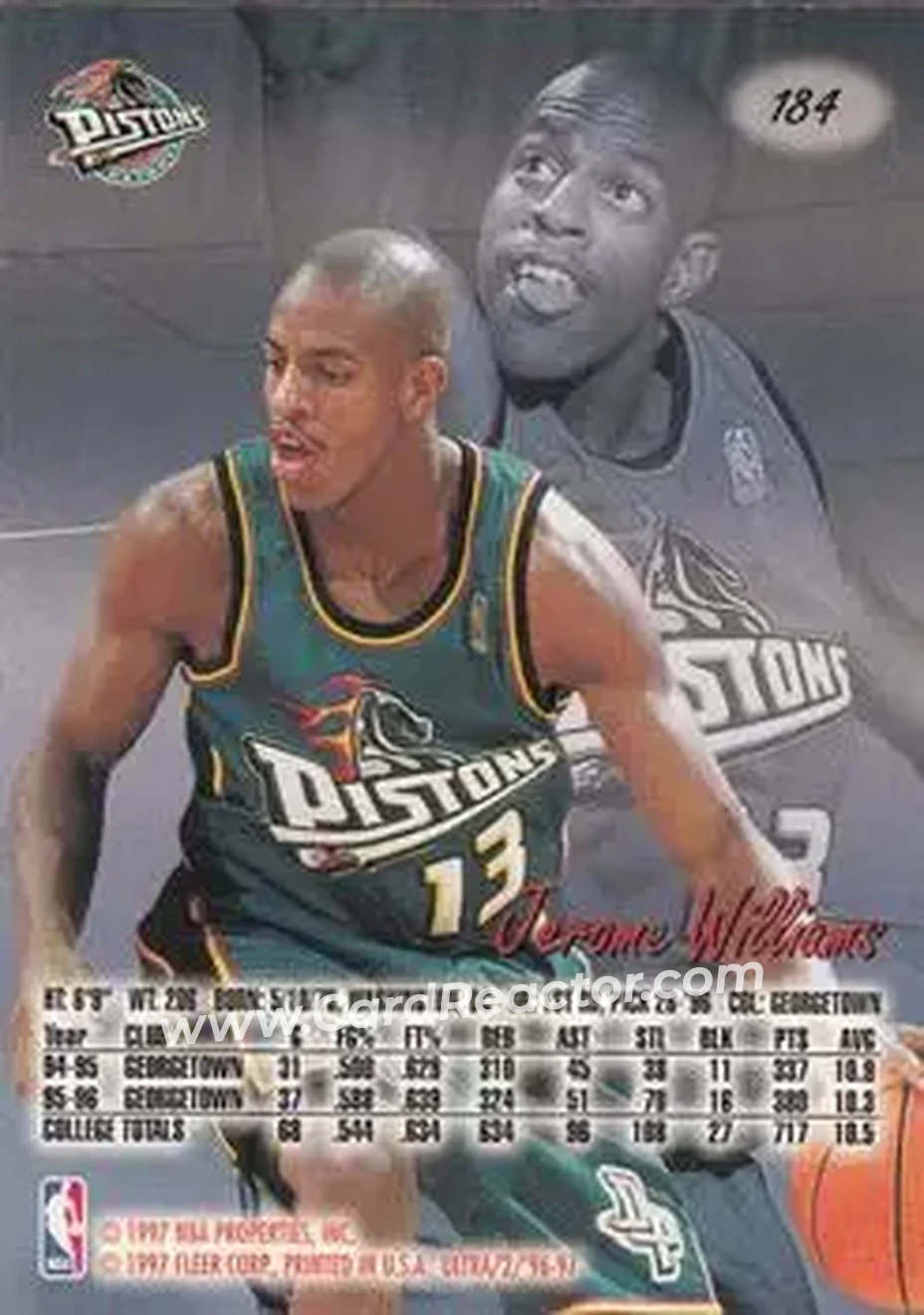 Back of Jerome Williams