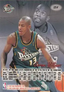 Back of Jerome Williams