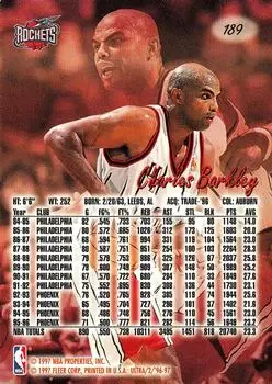 Back of Charles Barkley