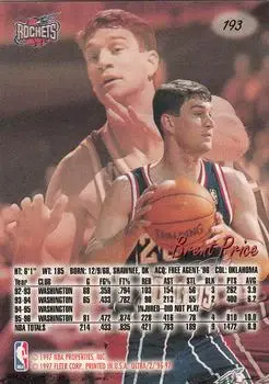 Back of Brent Price