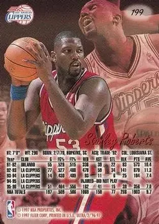 Stanley Roberts back