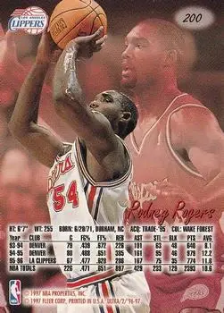 Back of Rodney Rogers