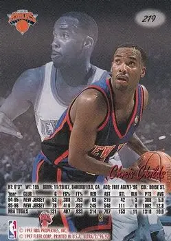 Back of Chris Childs