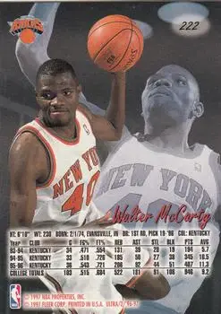 Back of Walter McCarty