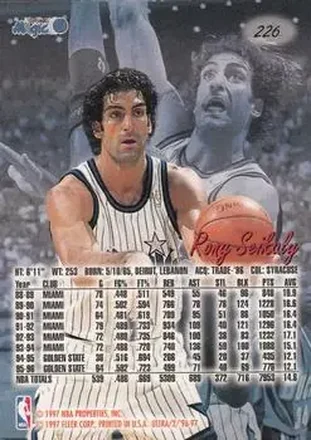 Rony Seikaly back