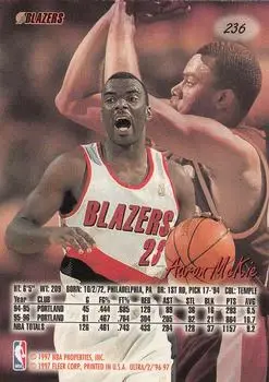 Back of Aaron McKie