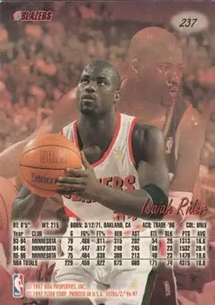 Isaiah Rider back
