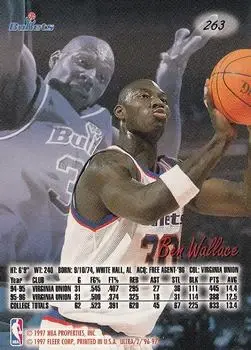 Back of Ben Wallace