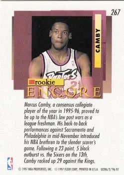 Back of Marcus Camby