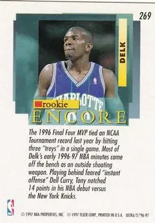 Tony Delk back
