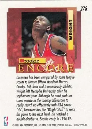Lorenzen Wright back