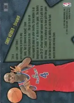 Back of Chris Webber