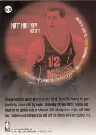Matt Maloney back