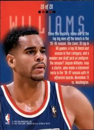 Jayson Williams back