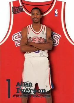 1996-97 Ultra #5 Fresh Faces Allen Iverson