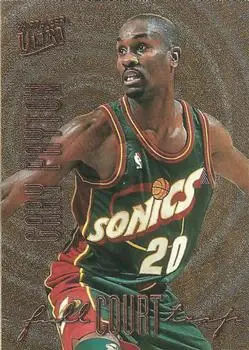 1996-97 Ultra #2 Full Court Trap Gold Gary Payton