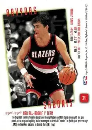 Arvydas Sabonis back