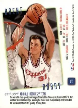 Brent Barry back