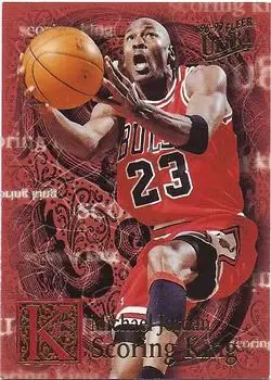 1996-97 Ultra #4 Scoring Kings Michael Jordan