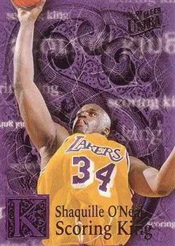 1996-97 Ultra #13 Scoring Kings Shaquille O'Neal