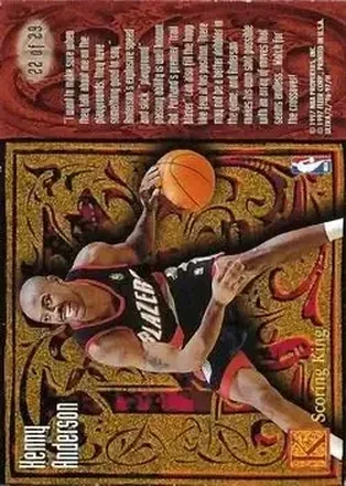 Kenny Anderson back