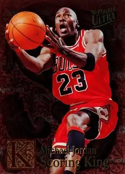 1996-97 Ultra #4 Scoring Kings Plus Michael Jordan