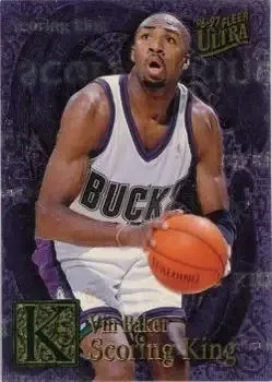1996-97 Ultra #15 Scoring Kings Plus Vin Baker