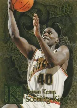 1996-97 Ultra #25 Scoring Kings Plus Shawn Kemp