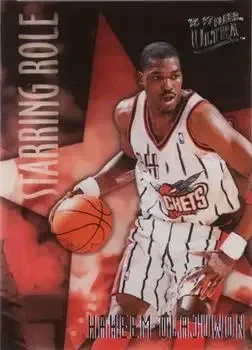 1996-97 Ultra #7 Starring Role Hakeem Olajuwon