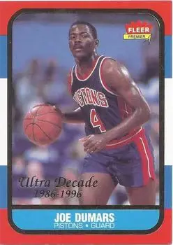 1996-97 Ultra #U-2 Ultra Decade Joe Dumars