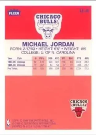 Michael Jordan back