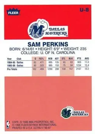 Sam Perkins back