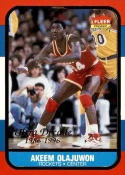 1996-97 Ultra #U-14 Ultra Decade Hakeem Olajuwon