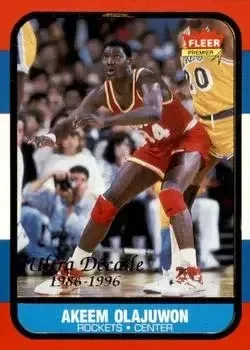 1996-97 Ultra #U-14 Ultra Decade Hakeem Olajuwon
