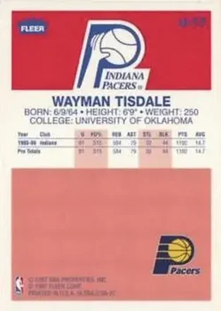 Wayman Tisdale back