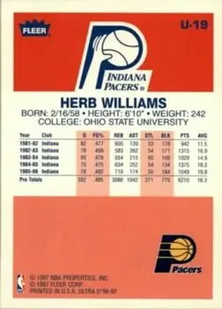 Herb Williams back