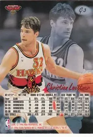 Christian Laettner back