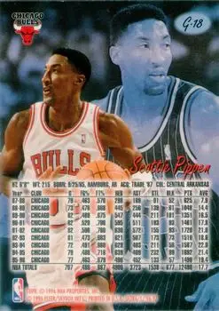 Back of Scottie Pippen